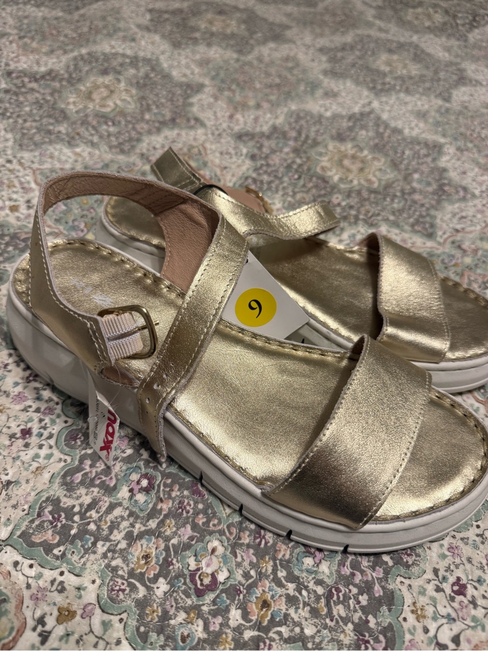 Rizzoli Metallic Gold Women’s Sandals